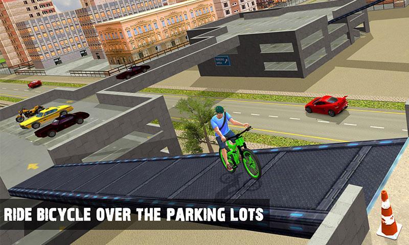 Screenshot of Rooftop BMX Bicycle Stunts