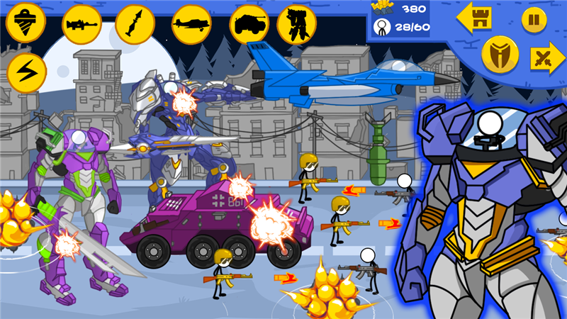 Screenshot 5 of Stickman War Simulator：Modern 1.0.3