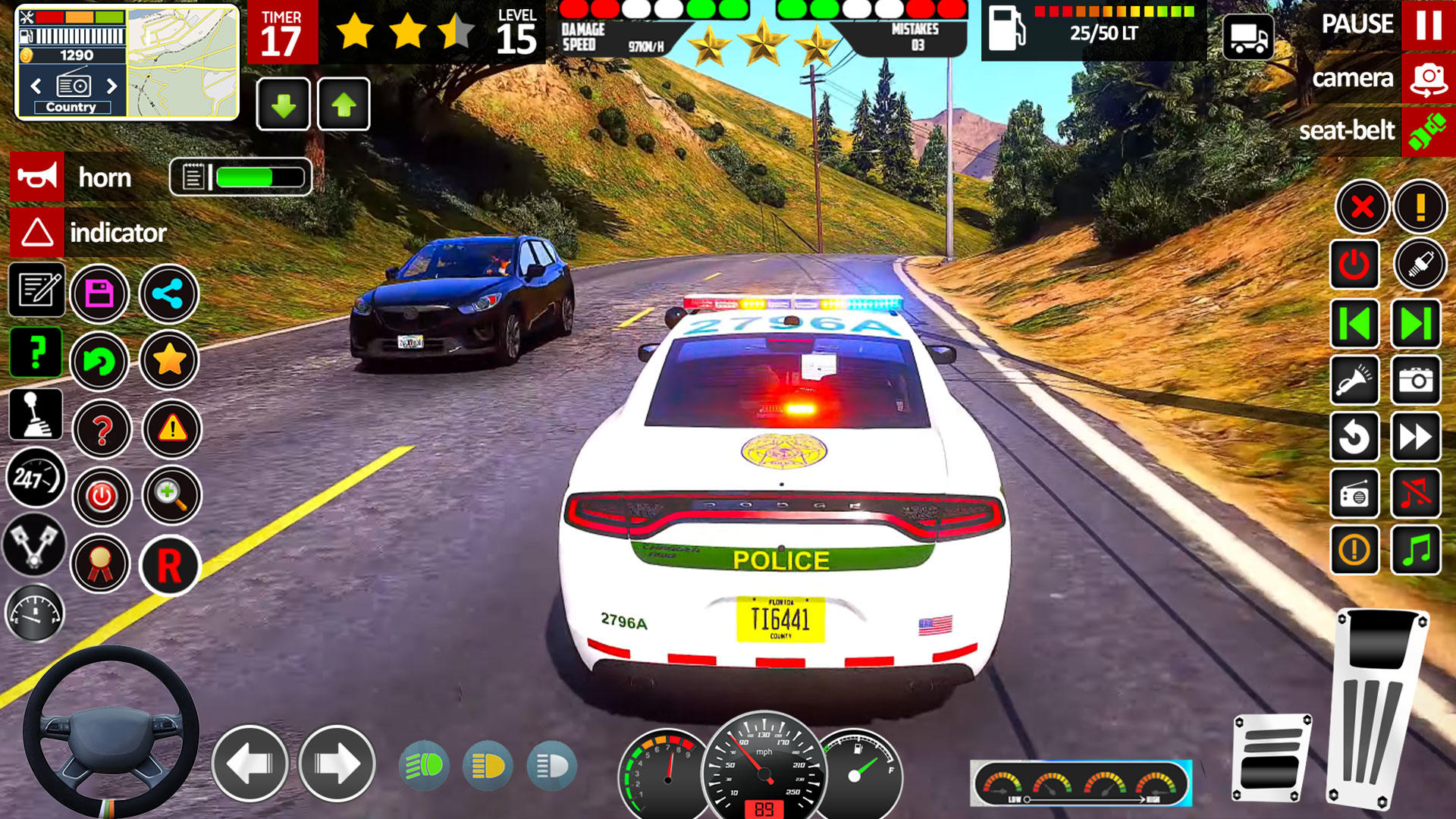 Скриншот игры US Police Car Chase: Cop Games