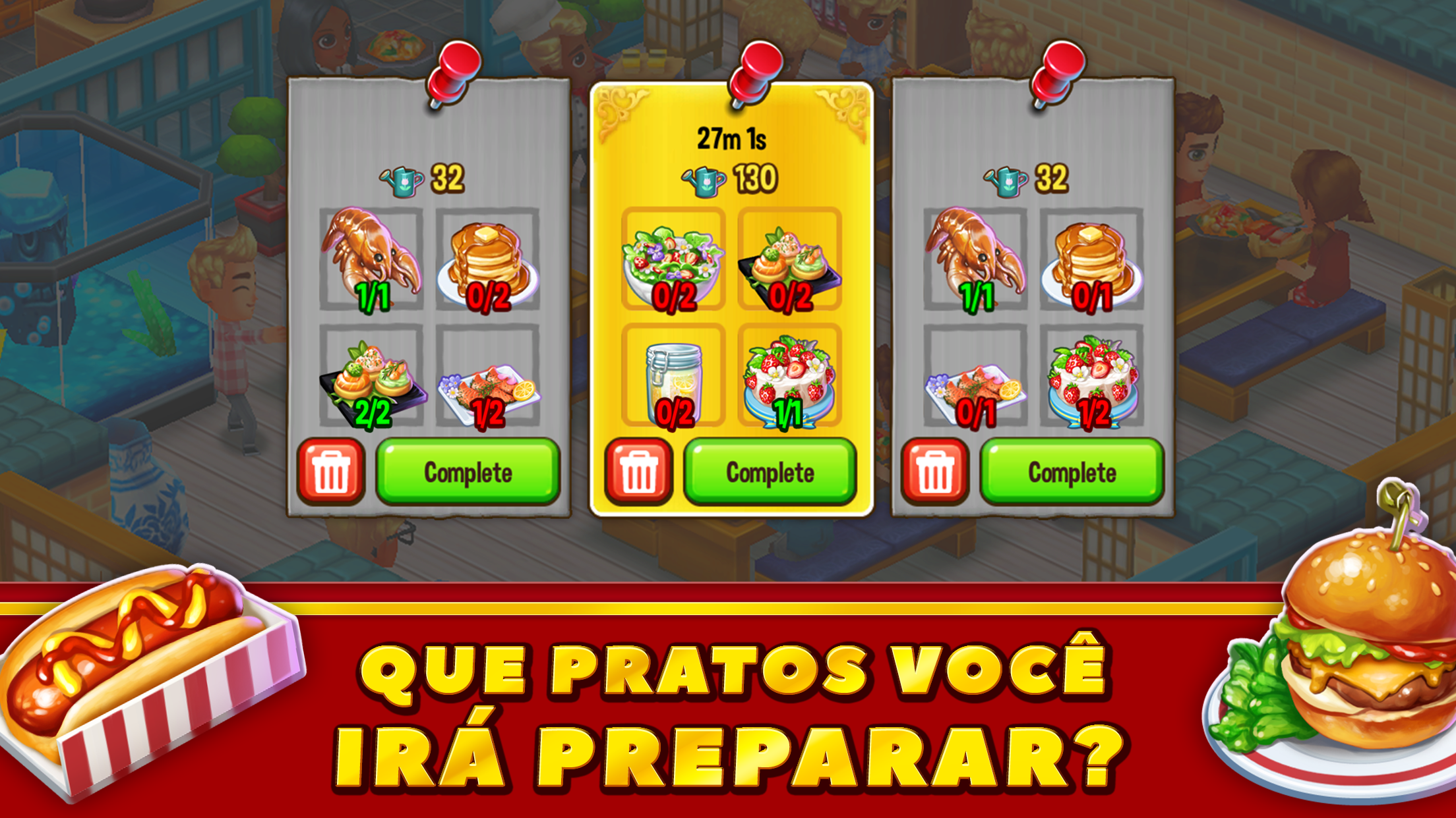 Captura de Tela do Jogo Food Street