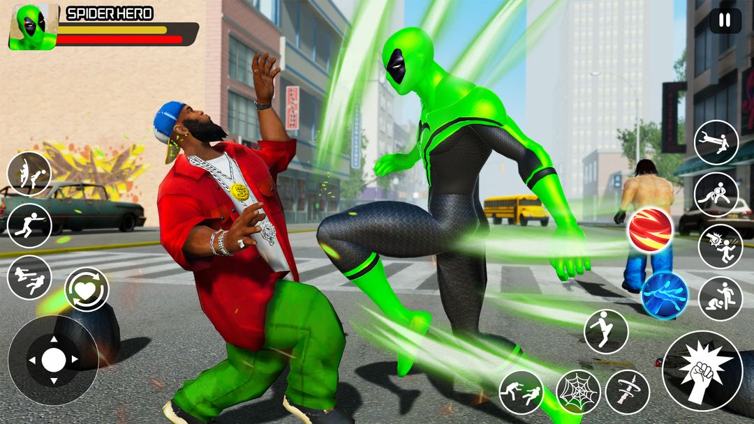 Screenshot of Spider Rope Hero: Crime Battle