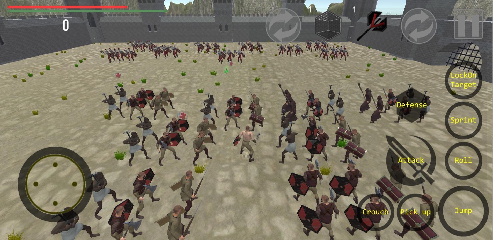Screenshot 1 of Spartacus Gladiator အုံကြွမှု- RPG Melee တိုက်ပွဲ 1.3