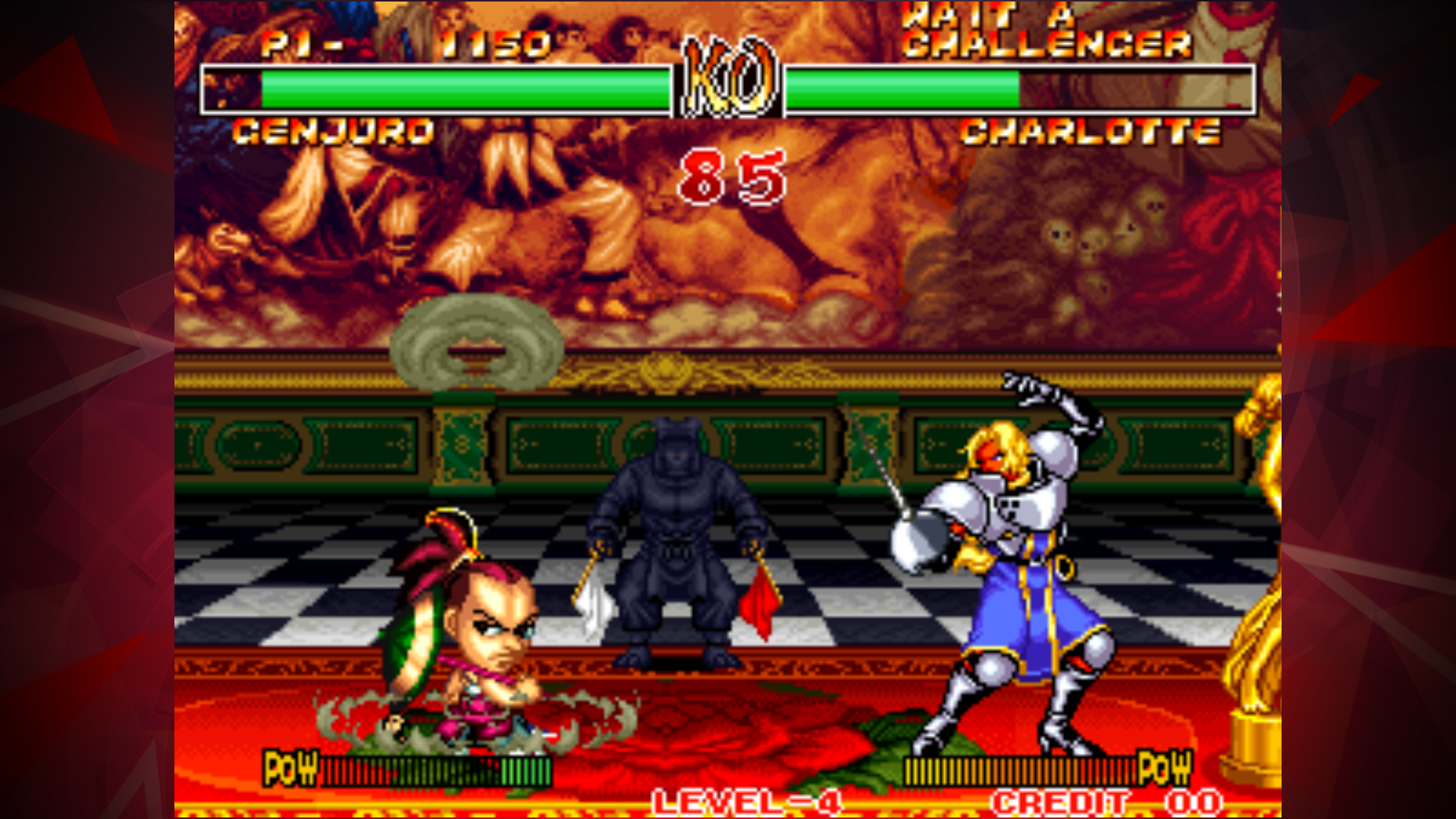 SAMURAI SHODOWN II ACA NEOGEO Game Screenshot