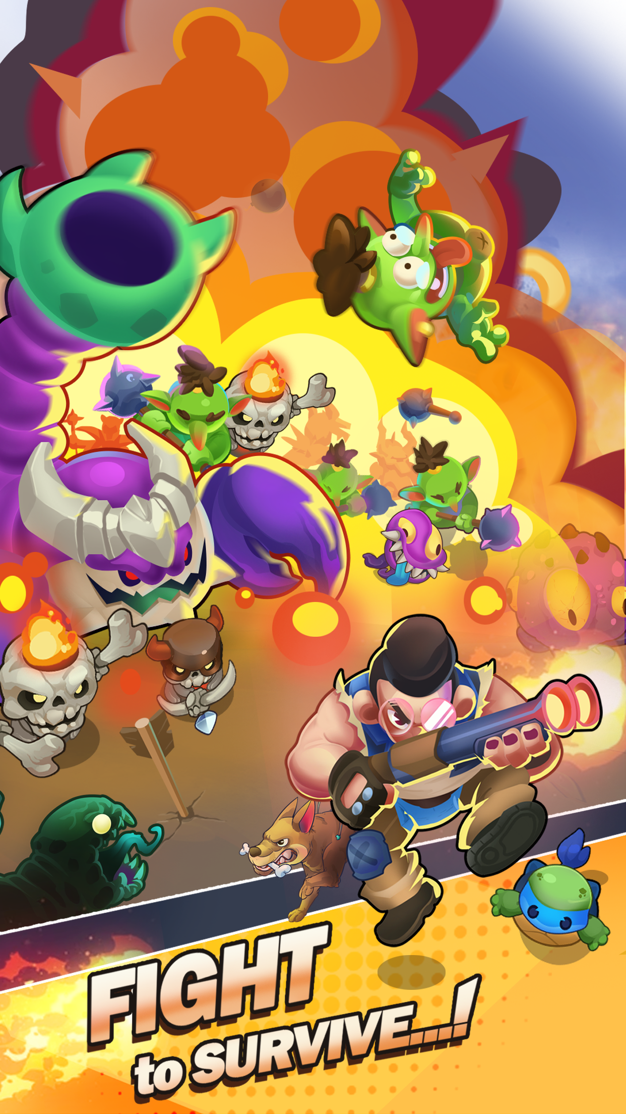 iSurvivor: Epic Shoot ‘Em Up Game Screenshot
