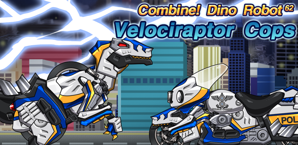 Banner of Dino စက်ရုပ် - Velociraptor Cops 1.0.2