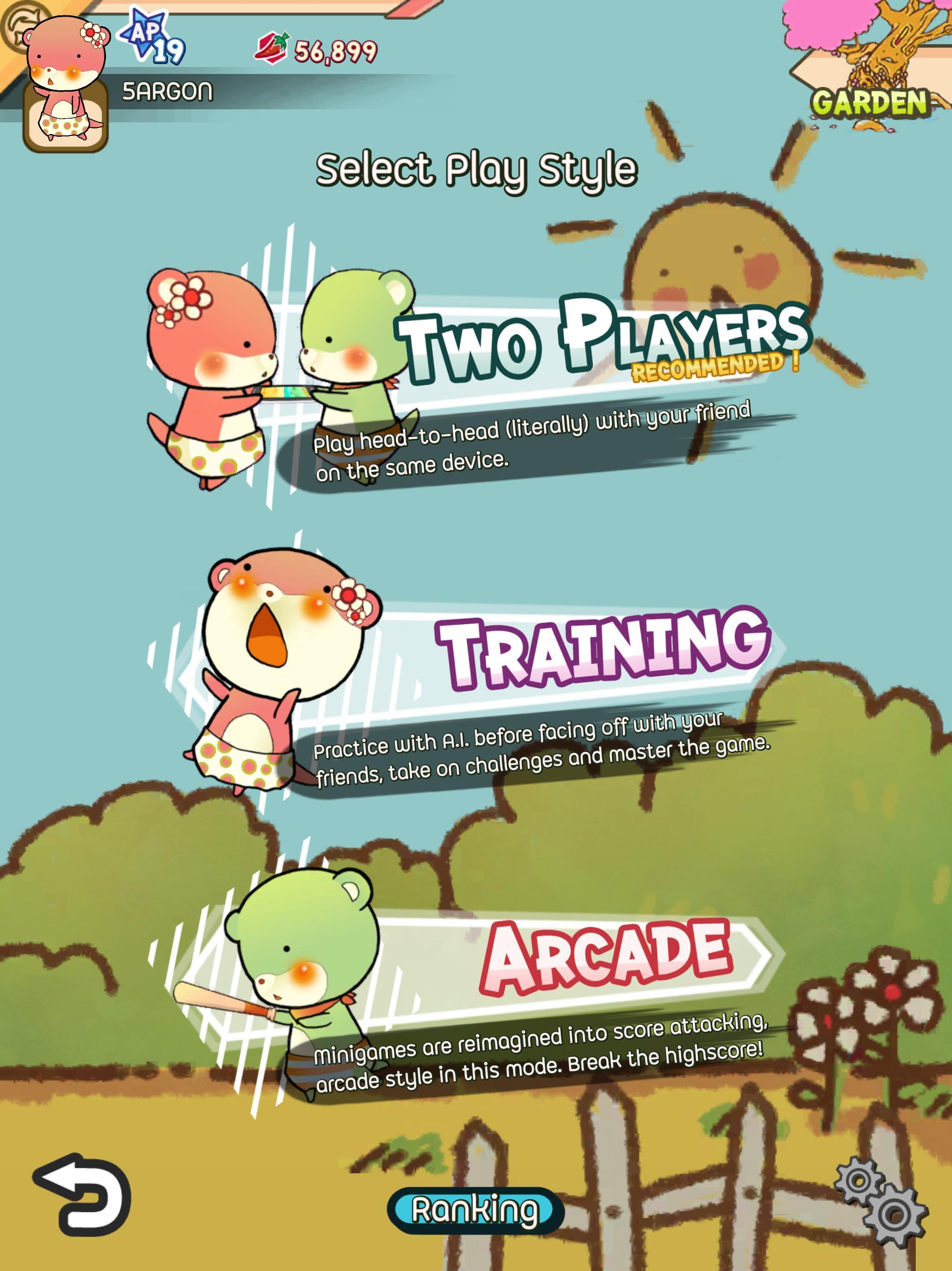 Cuplikan Layar Game Duel Otters