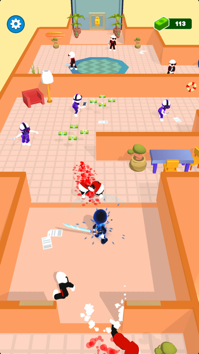 Cuplikan Layar Game Ninja Fight: Dash and Cut