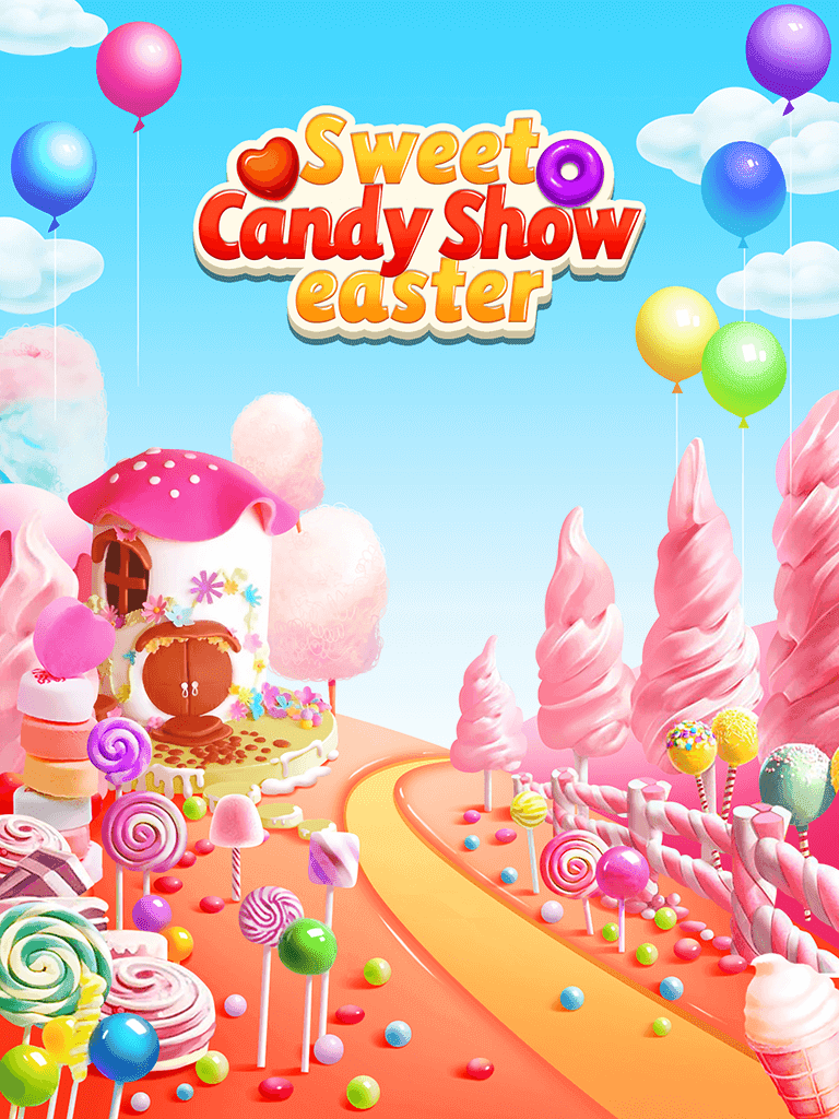 Candy Show - Sweet Easter Game Screenshot