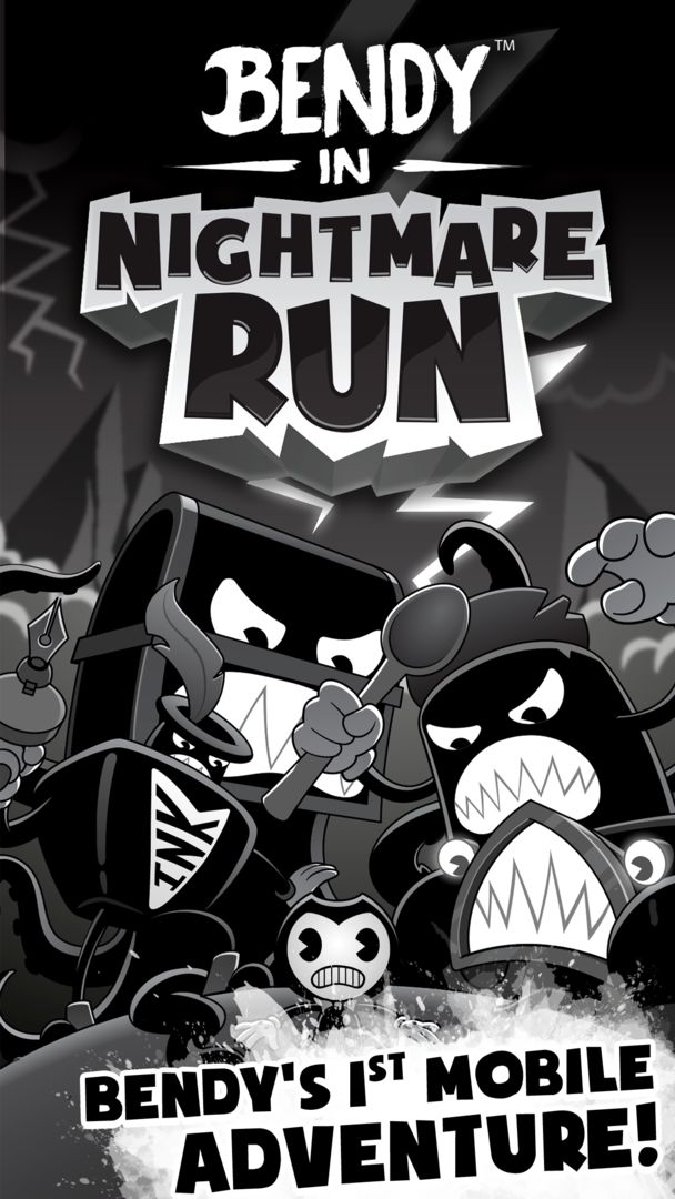 Bendy in Nightmare Run 게임 스크린 샷