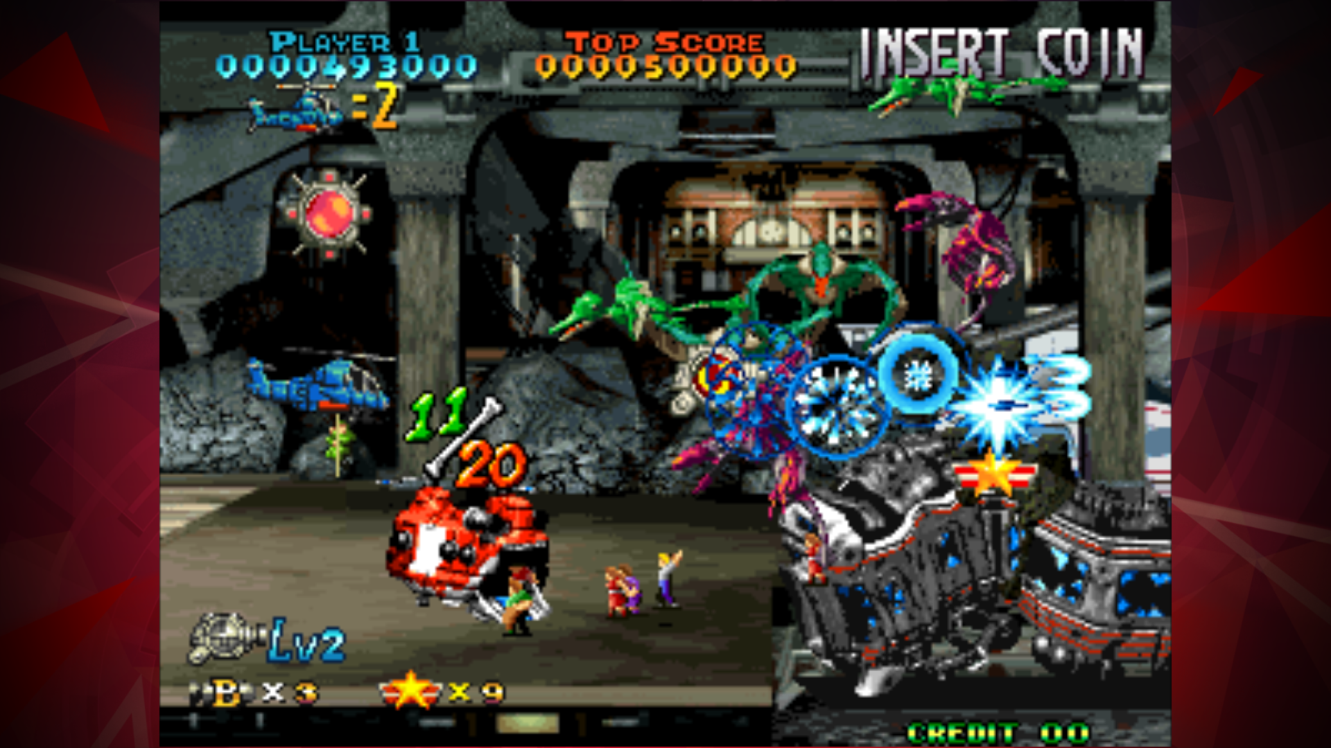 PREHISTORIC ISLE 2 ACA NEOGEO Game Screenshot