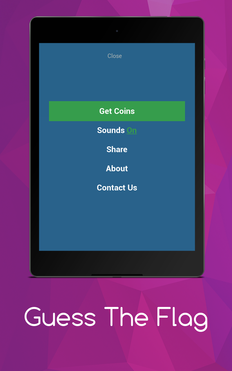 Screenshot of Guess the Flag Quiz