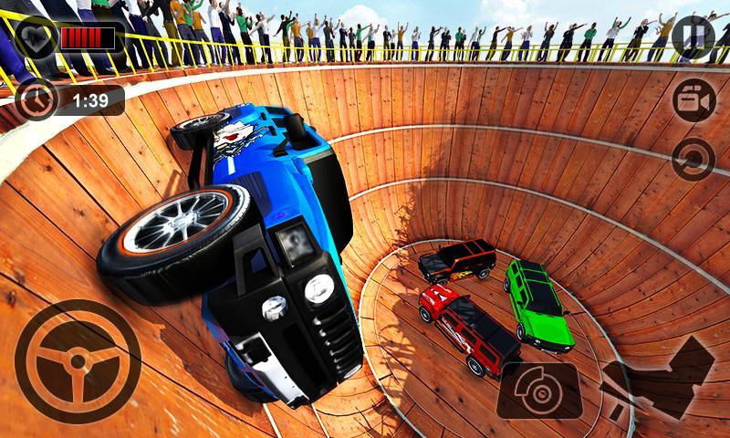 Well of Death Prado Stunt Ride Game Screenshot
