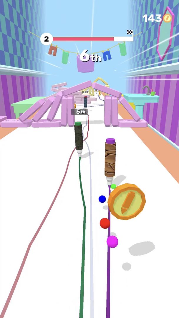 Pen Run screenshot game