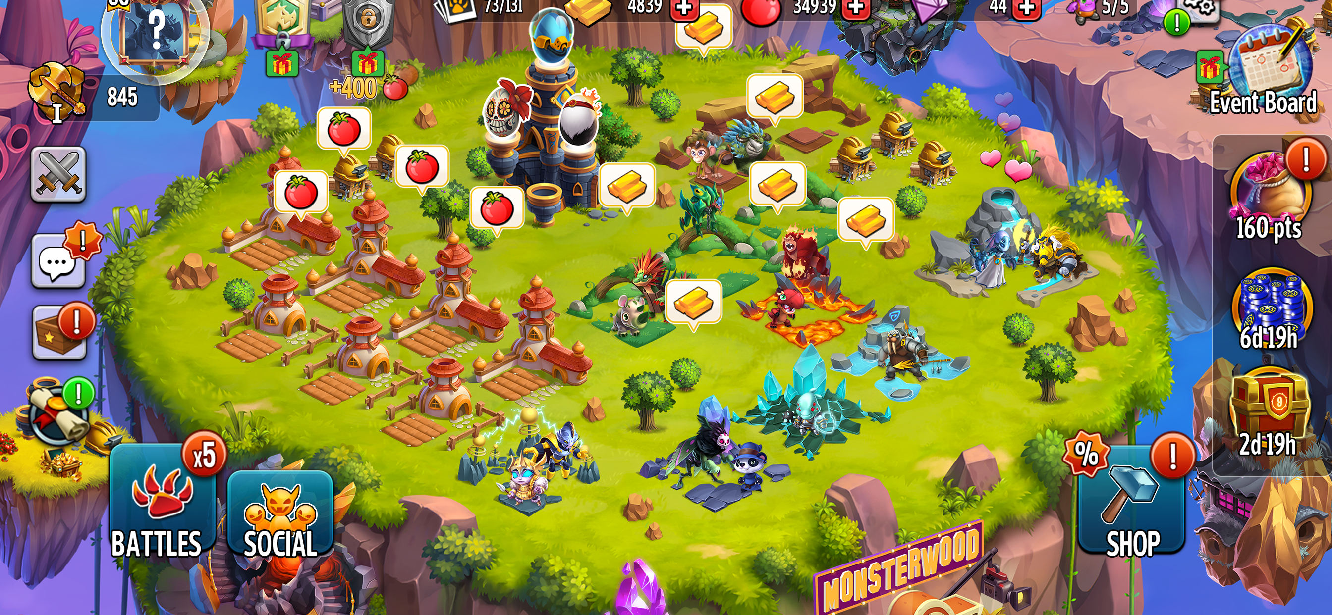 Monster Legends Game Screenshot