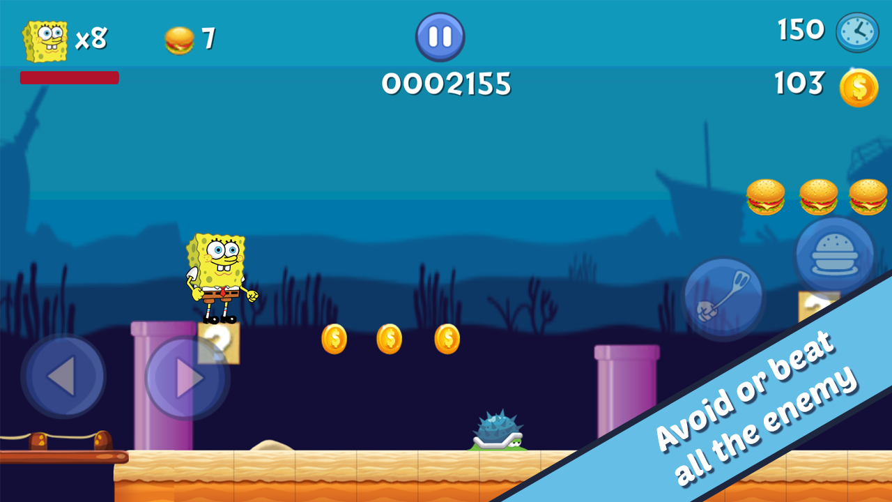 Spongebob Adventure World Mania Game Screenshot