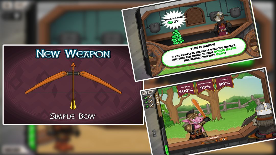 Screenshot of Jacksmith - Fun Blacksmith Craft Game