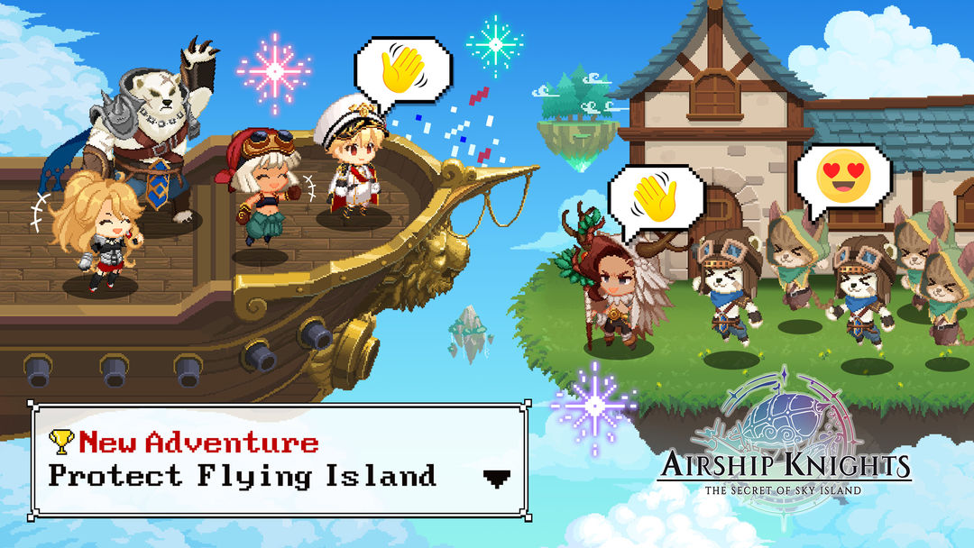 Airship Knights : Idle RPG screenshot game