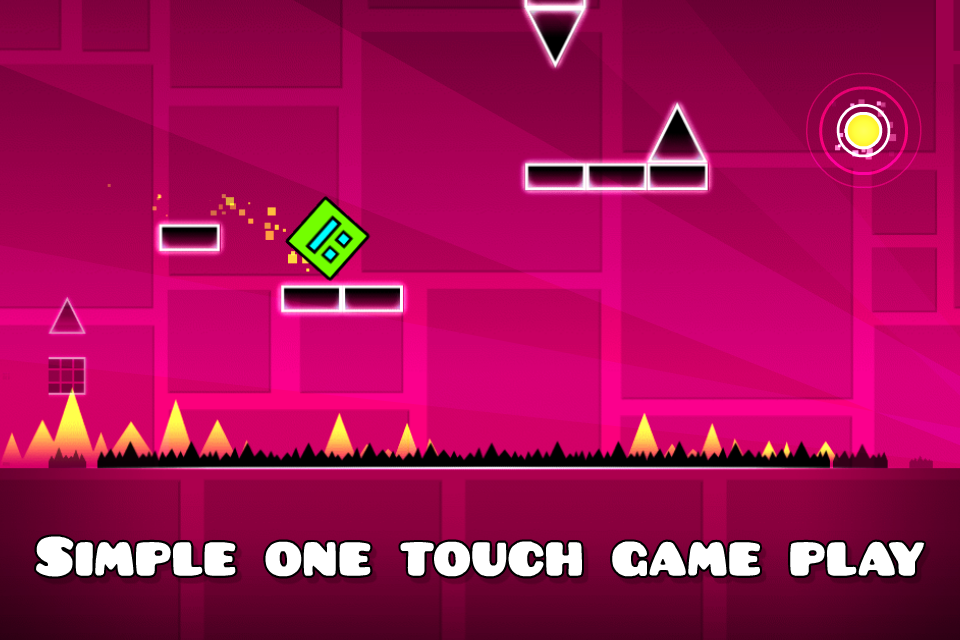 Cuplikan Layar Game Geometry Dash Lite