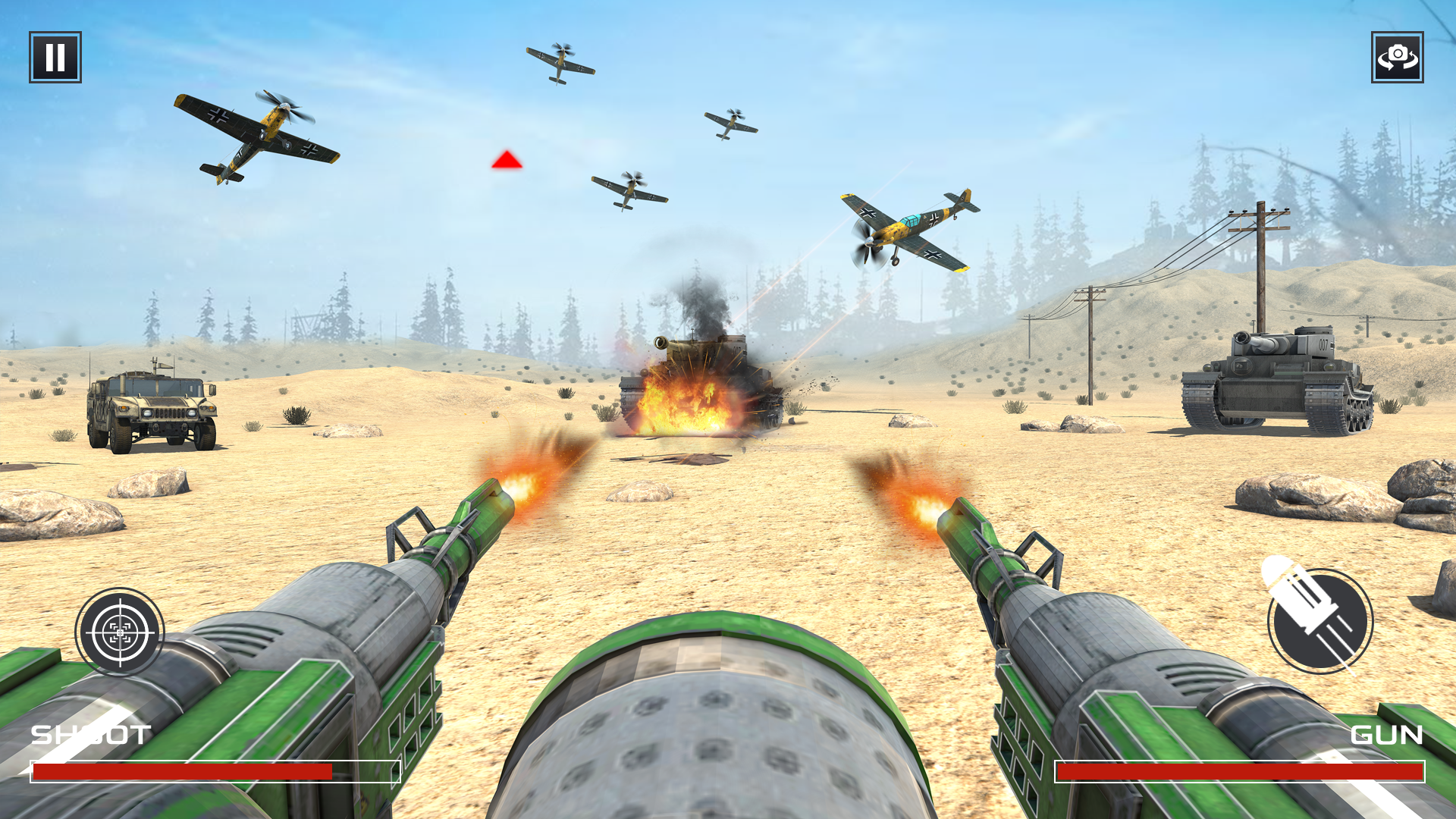 FPS War Games- Aircrafts Games遊戲截圖