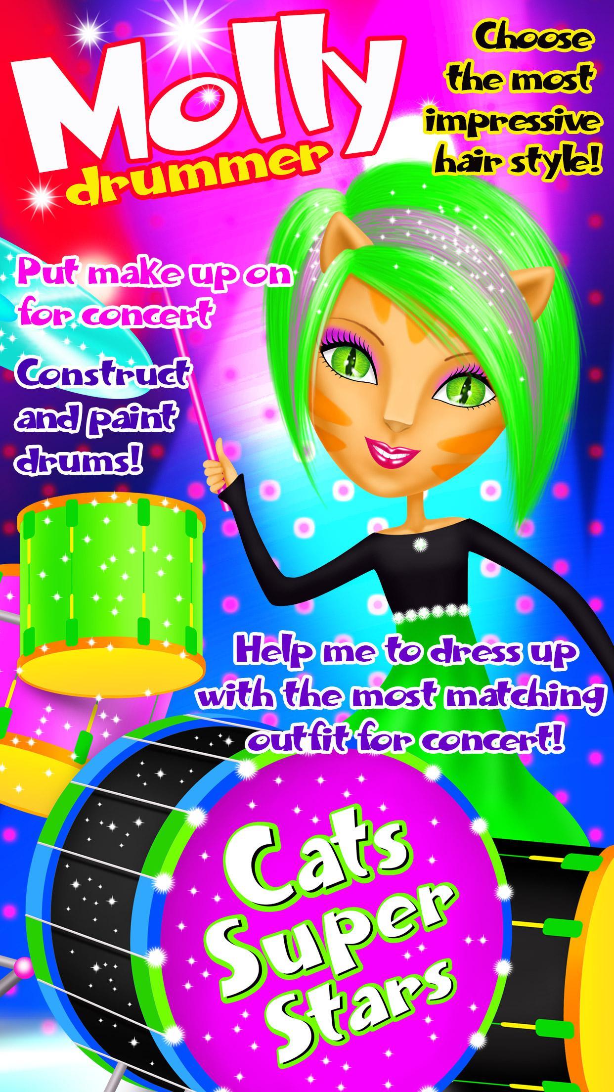 Crazy Cats Super Stars Game Screenshot