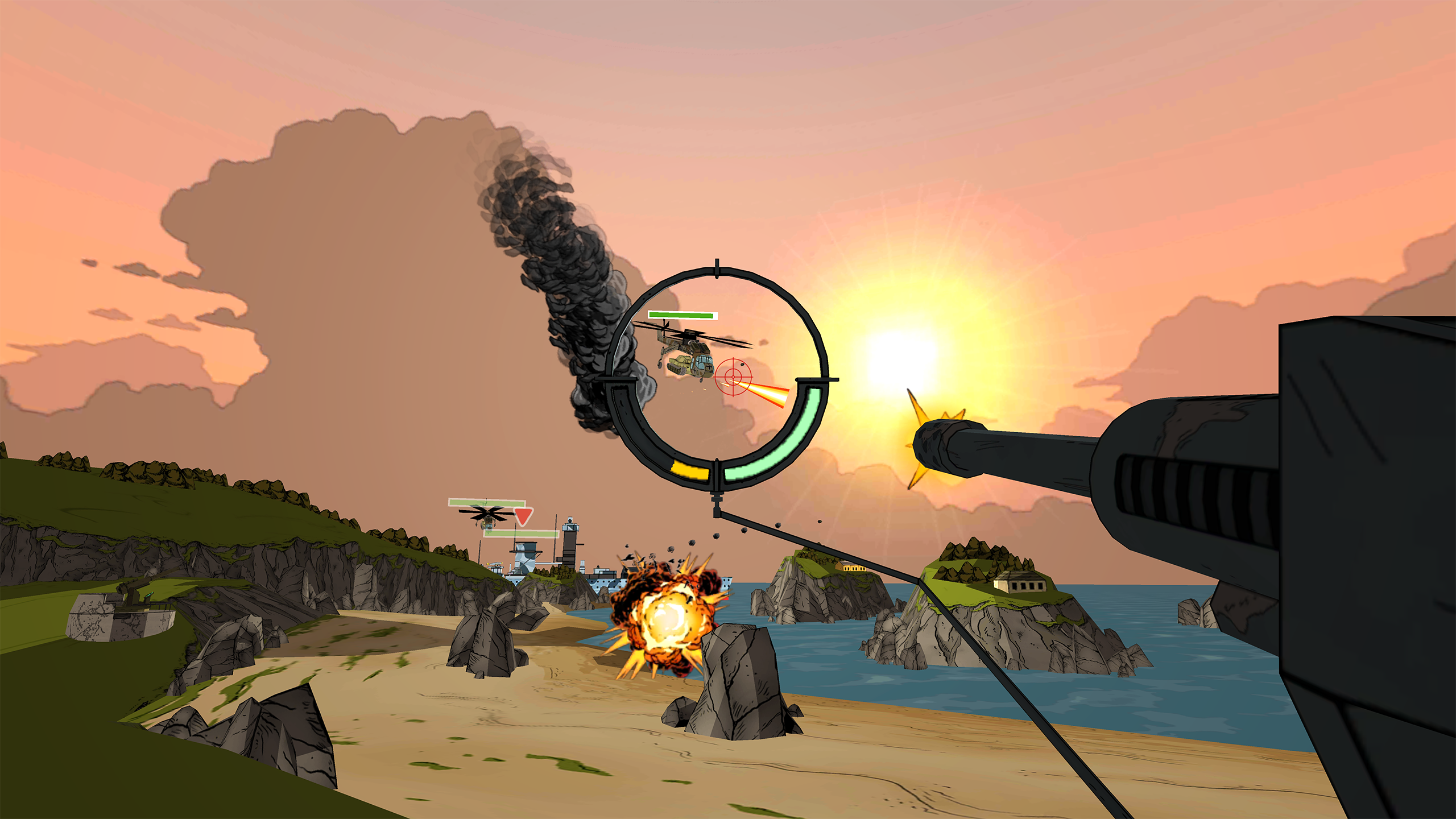 Bandit Six: Salvo Game Screenshot