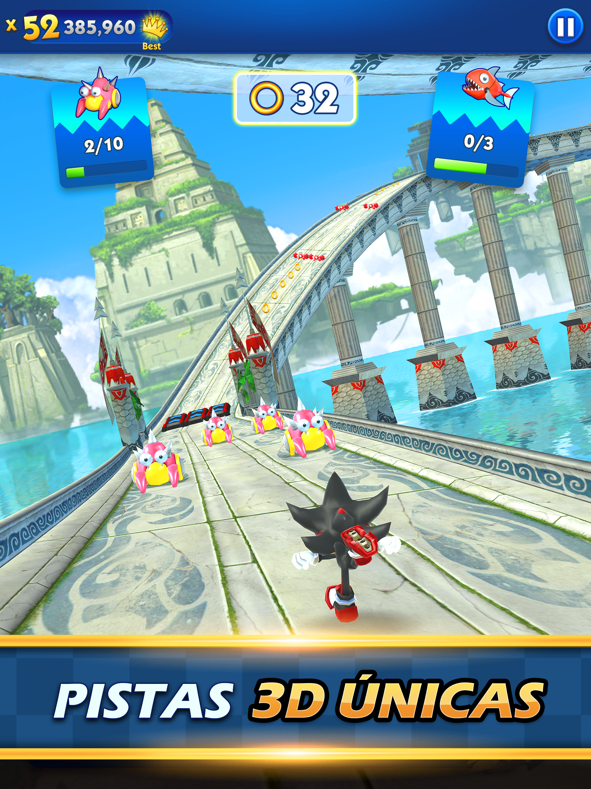 Captura de Tela do Jogo Sonic Dash: Endless Rush