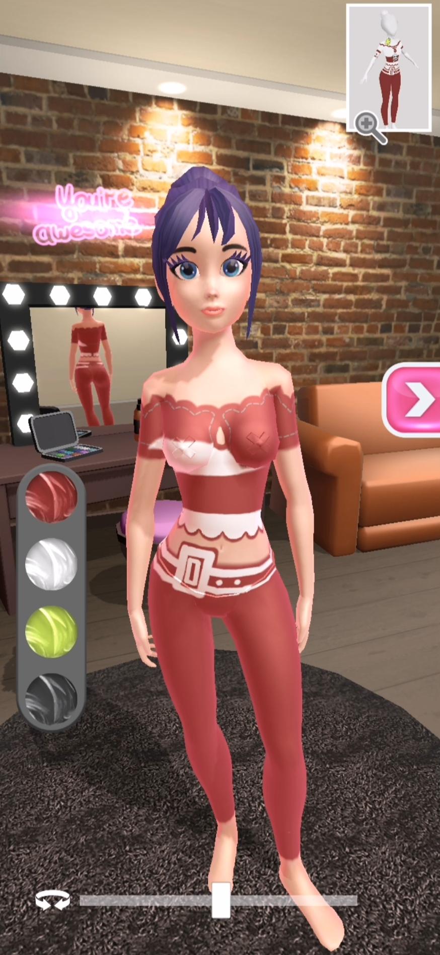 Screenshot of Body Paint