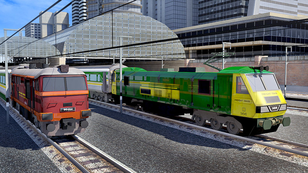 Train Sim 2020 Modern Train 3D ภาพหน้าจอเกม