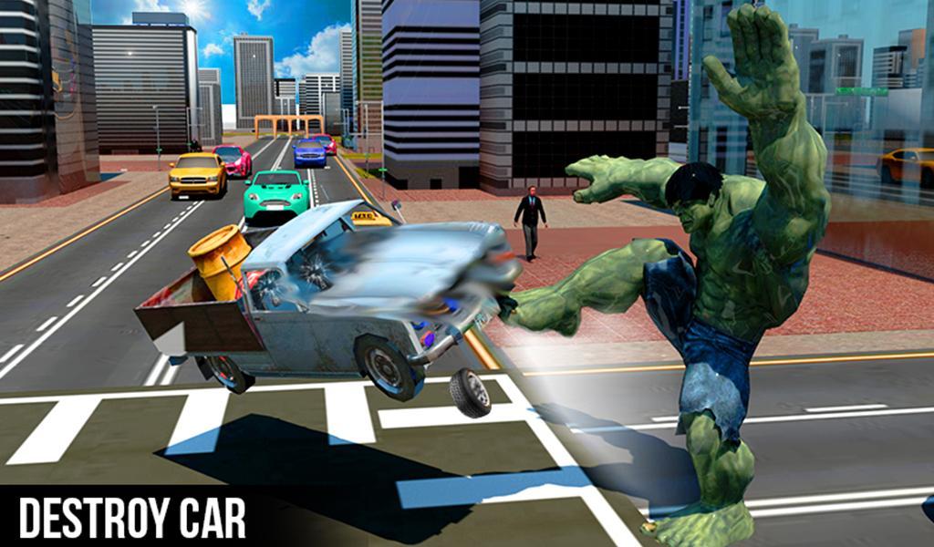 Superhero Monster Grand City Battle Game Screenshot