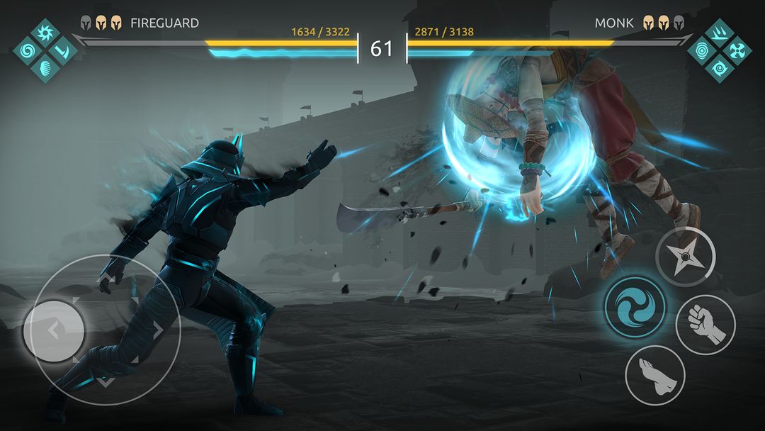 Shadow Fight 4: Arena 게임 스크린 샷