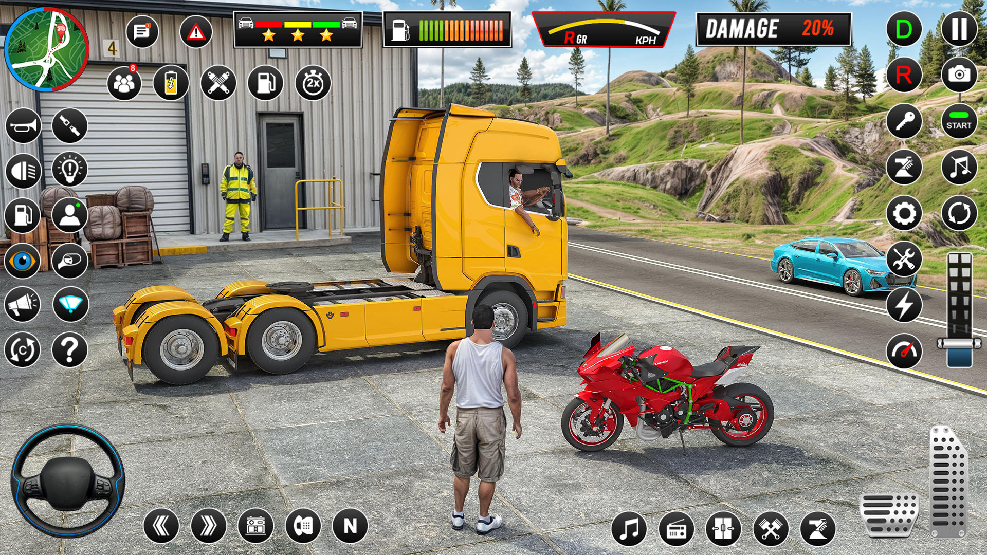 Euro Truck Game Truck Driving ภาพหน้าจอเกม