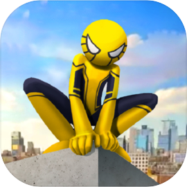 Spider Stickman Rope: Vegas Crime City Hero