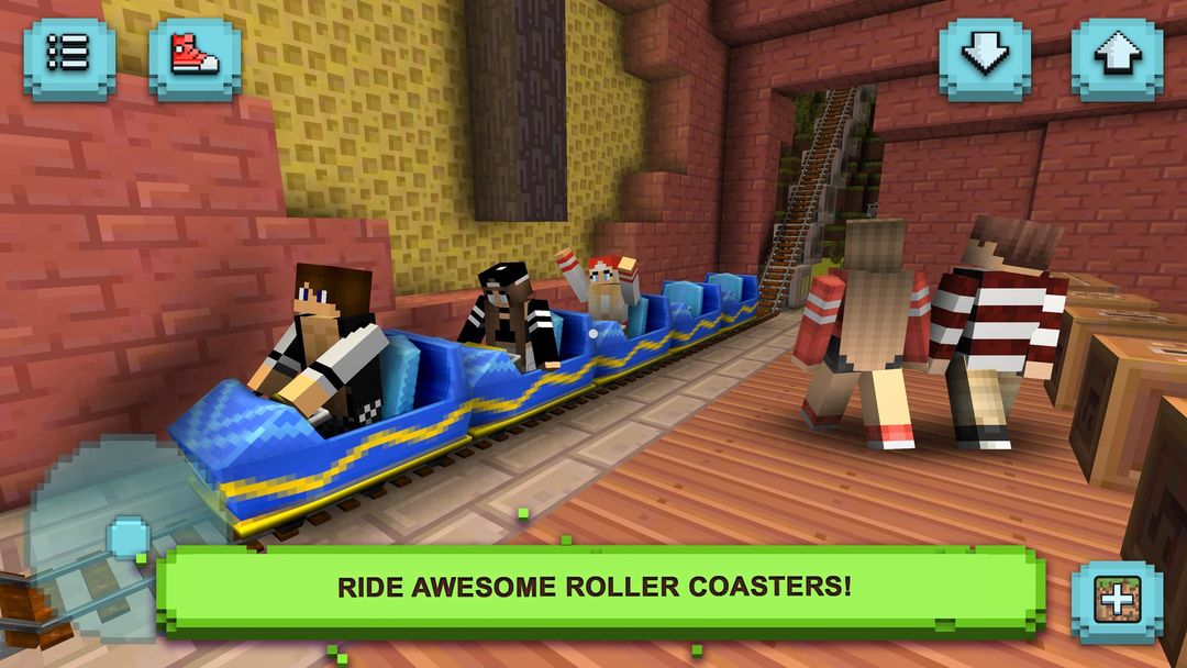 Screenshot of Theme Park Craft: Build & Ride