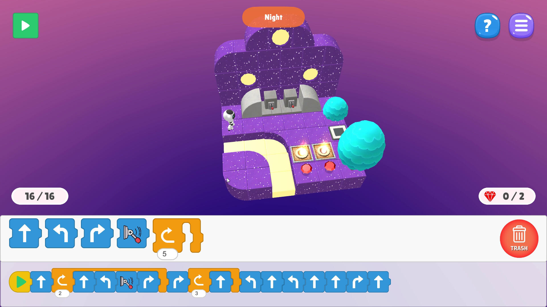 Screenshot of CODING ROBO