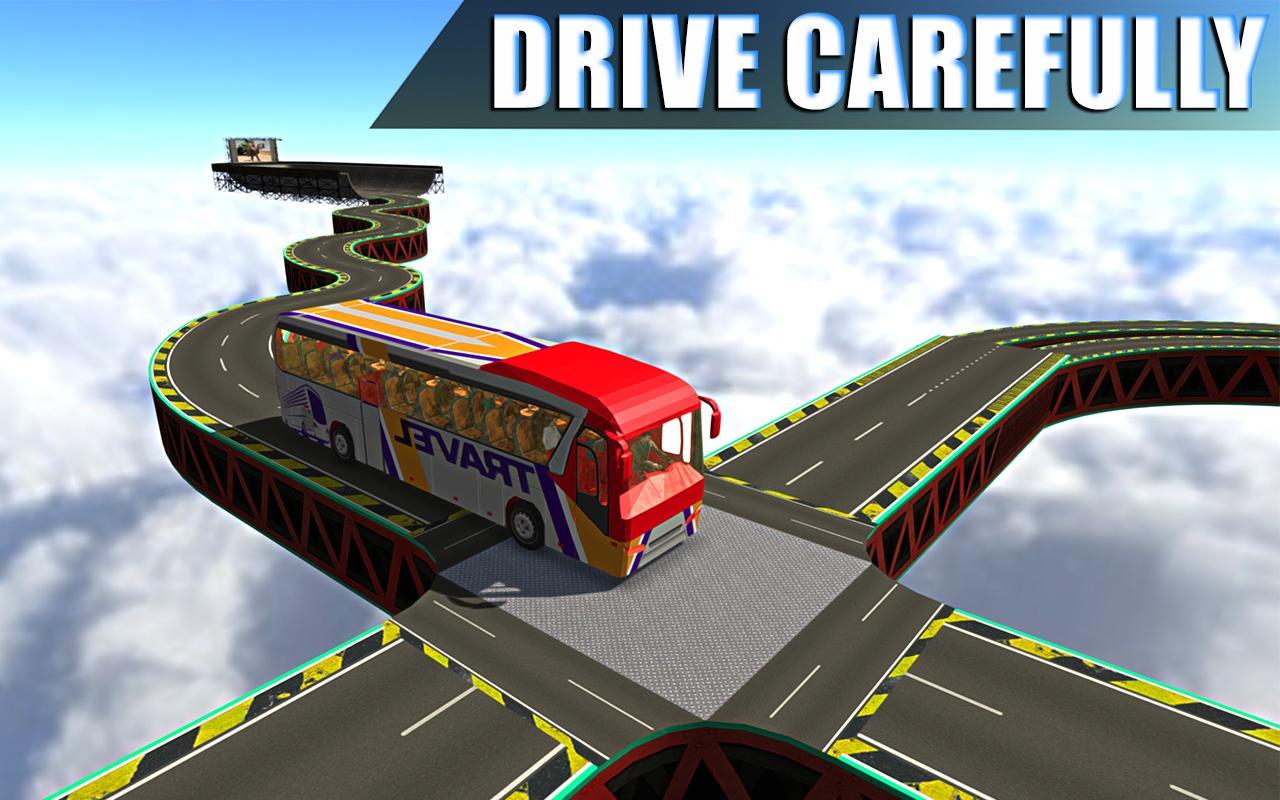 Impossible Bus Sim Track Drive Game Screenshot