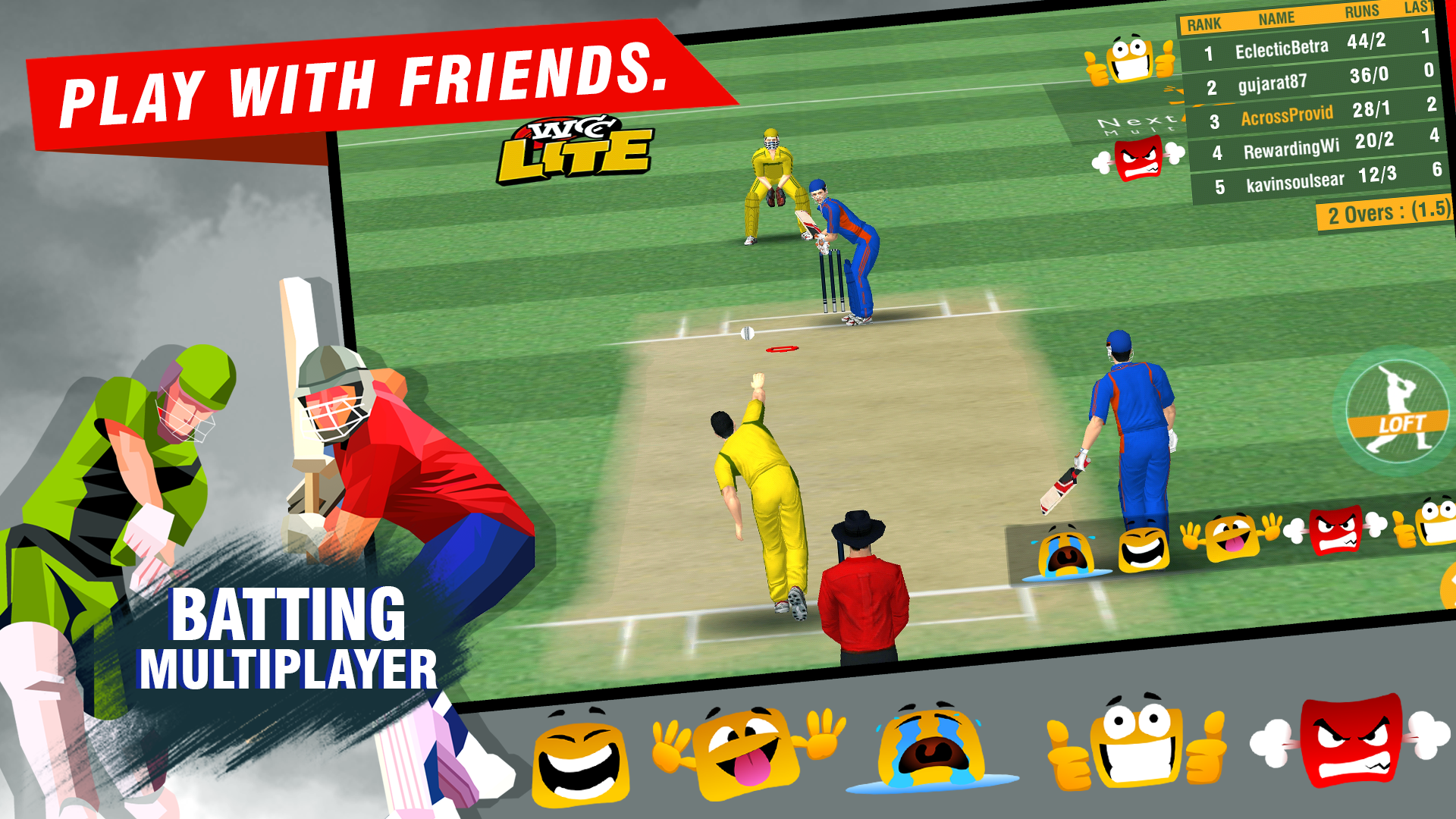 World Cricket Championship Lte Game Screenshot
