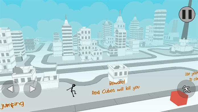 Stickman 3D Parkour Game Screenshot