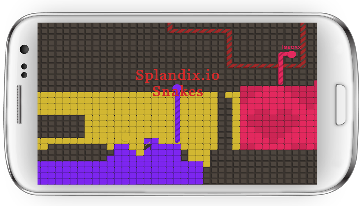 Splix.io Snakes Game Screenshot