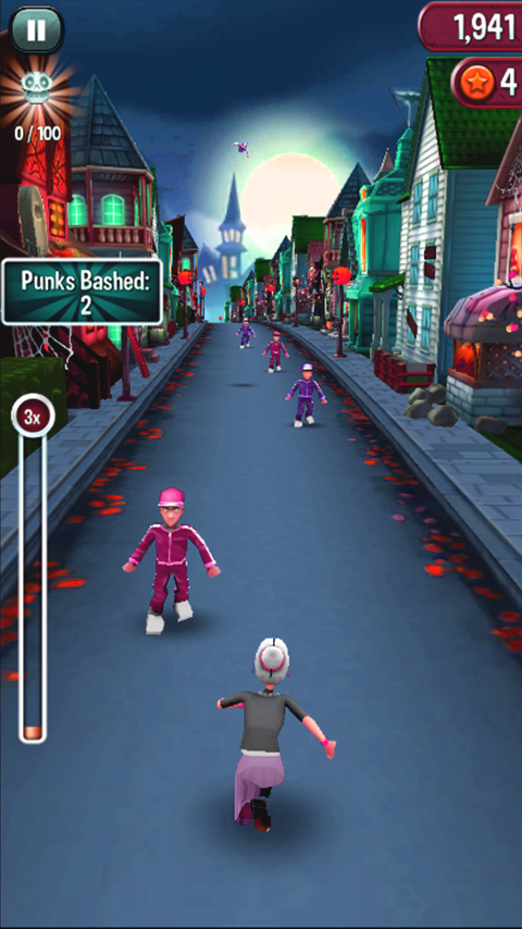 Cuplikan Layar Game Granny Running: Angry Run
