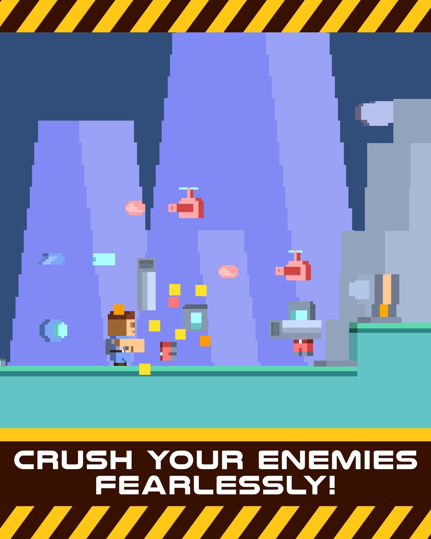 Plasma Dash - Run And Gun Endless Arcade game Game Screenshot