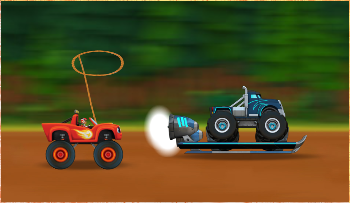 Blaze Mud Race Mountain Game Screenshot