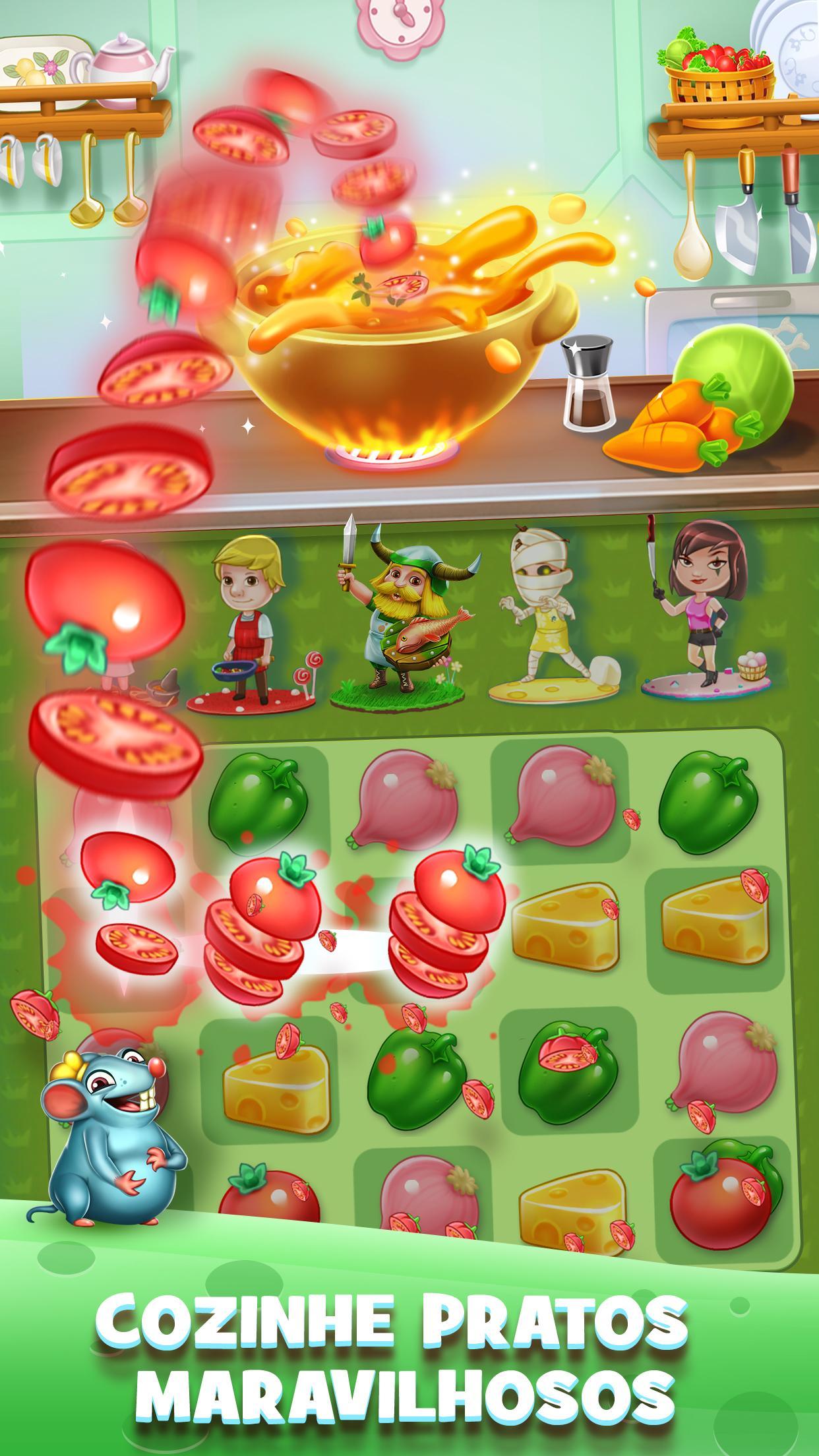 Captura de Tela do Jogo Fantastic Chefs: Combine e Coz