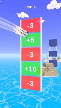 Rocket Rush 3D Game Screenshot