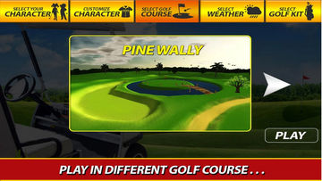 Cuplikan Layar Game Professional Golf Play - Pro