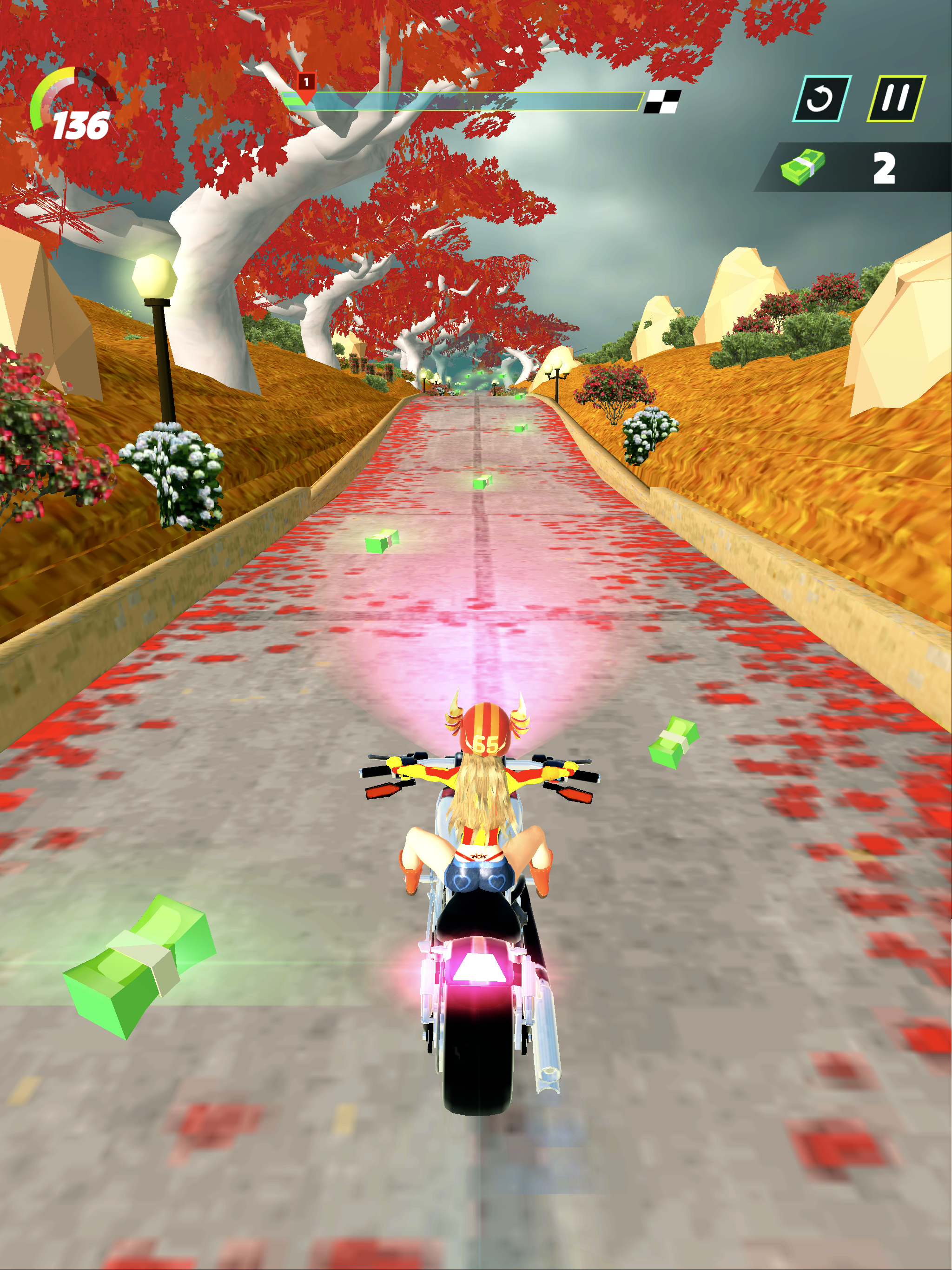 Cuplikan Layar Game Wild Wheels: Bike Racing