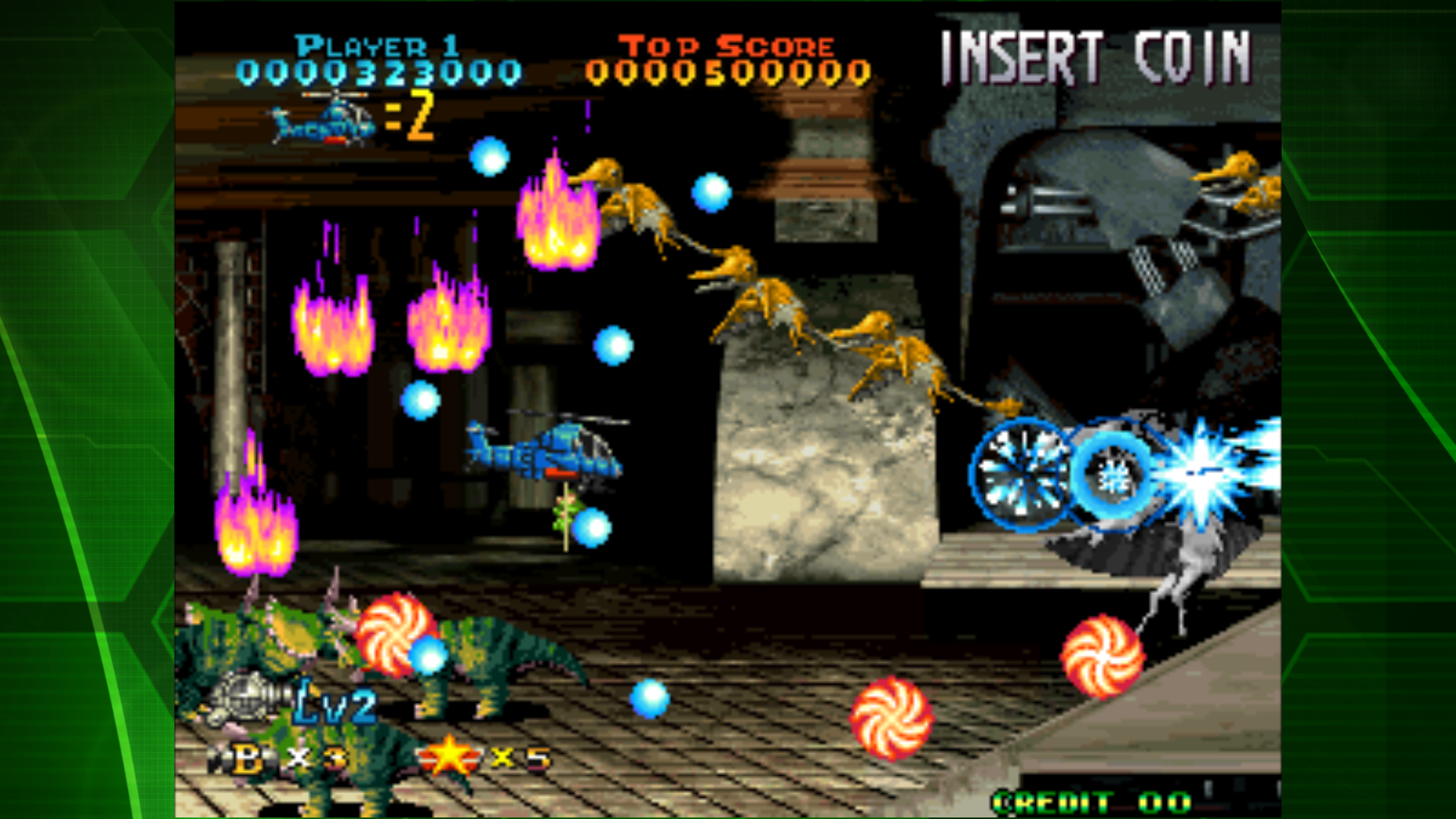 PREHISTORIC ISLE 2 ACA NEOGEO Game Screenshot