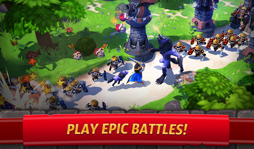 Royal Revolt 2: Tower Defense ภาพหน้าจอเกม