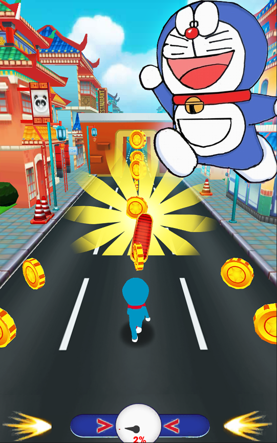 Screenshot 1 of Doraemon Escape Dash: ฟรีโดราเอมอน เกมโดเรมอน 1.0.23