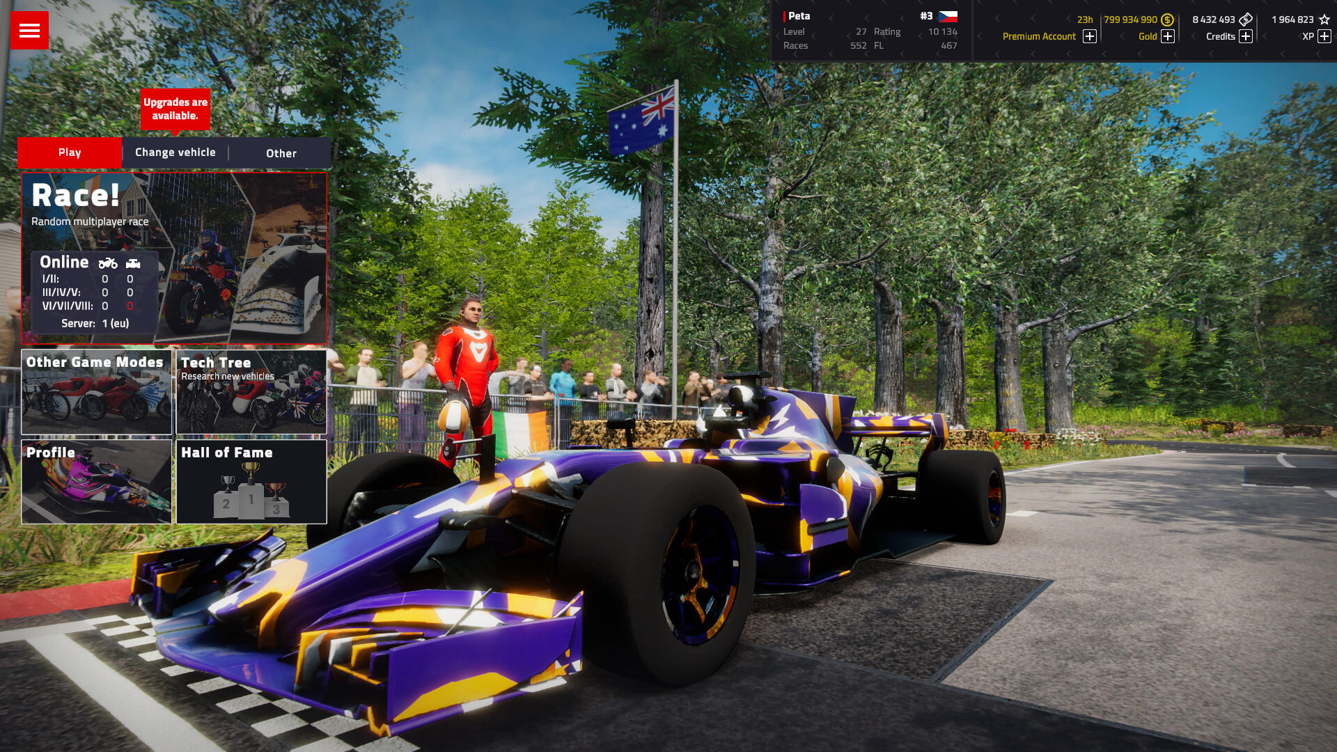 Screenshot of Formula Evolution 2024