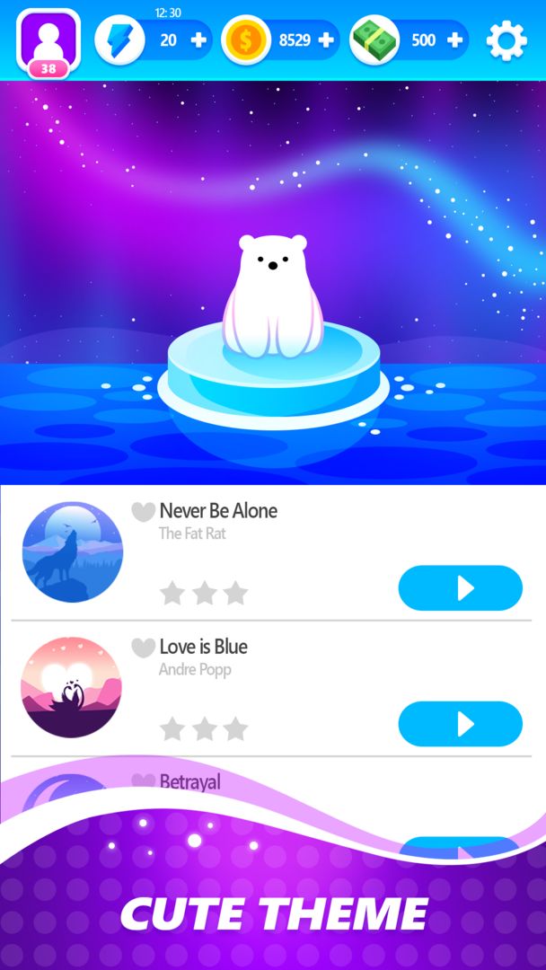 Dream Cat Piano Tiles: Free Tap Music Game screenshot game